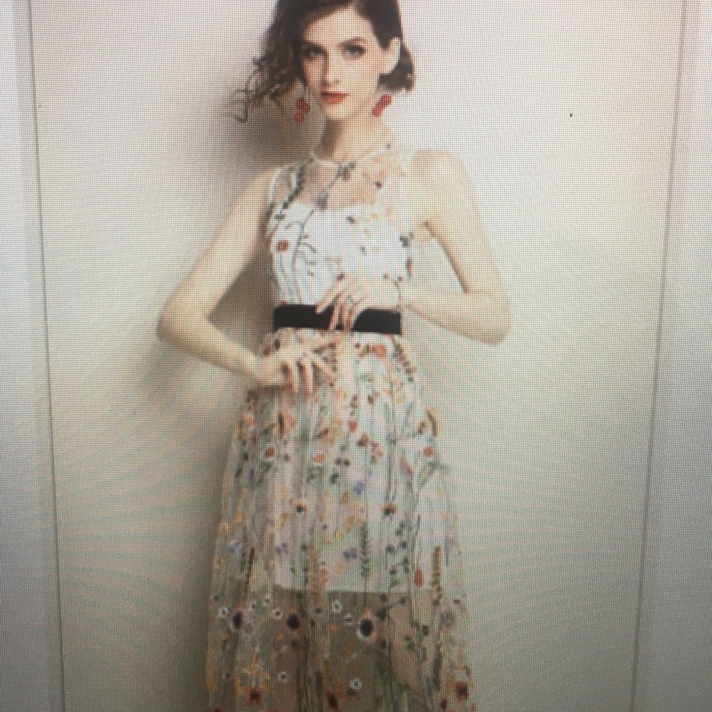 Wildflower Embroidered Wedding Dress